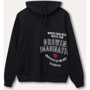 Chlapecká mikina Dívčí mikina - Winkiki WJG 22102, černá/ 020 Barva: Černá, Velikost: 134