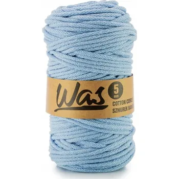 Nit Bavlněná šňůra 5mm, 100m, sv. modrá 270