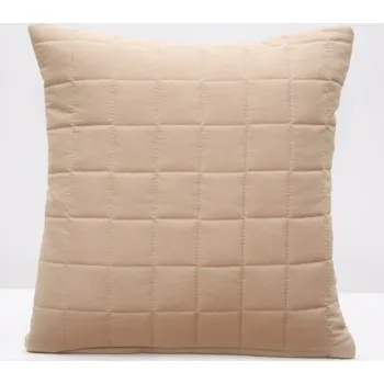Povlak na dekorativní polštářek Béžový prošívaný povlak na polštář v rozměru 40x40cm 40x40 cm