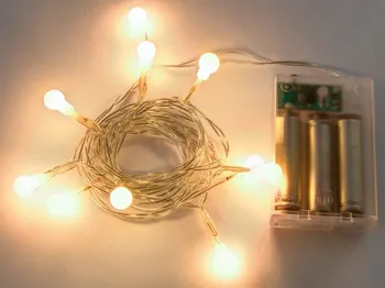 Vánoční osvětlení Decoled BL21W řetěz 10 LED teplá bílá