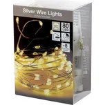 Koopman International světelný drát 80 LED teplá bílá