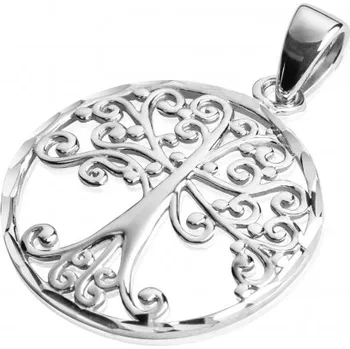 Přívěsek Přívěsek Tree of Life II v bílém zlatě