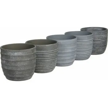 Květináč GIANNI, mix barev, pr.14x13cm, balení obsahuje 5 kusů!|Ego Dekor