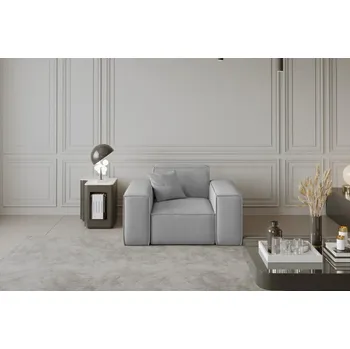 Křeslo Křeslo Luga - Světle šedá