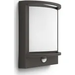 VENKOVNÍ NÁSTĚNNÉ LED SVÍTIDLO Samondra 17392/93/P0 s čidlem, antracit