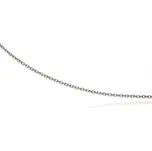 Zlatnictví Helios Bílé zlato- řetízek Velikost: 45cm, Váha: 2,25g