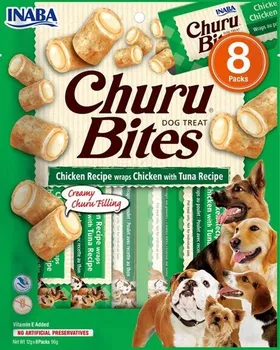 Pamlsek pro psa Inaba Churu Dog Bites Chicken Wraps Chicken/Tuna 8x 12 g