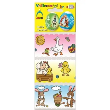 Velikonoční dekorace Velikonoční smršťovací košilky 6ks - zvířátka