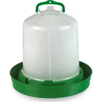 napáječka pro hospodářská zvířata GAUN Závěsná klobouková napáječka se zástrčkou pro drůbež zelená 8 l