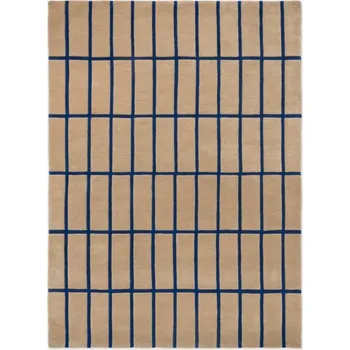 Koberec Vopi Designový vlněný koberec Marimekko Tiliskivi béžovo modrý 132908 Brink & Campman (Varianta: 170 x 240)