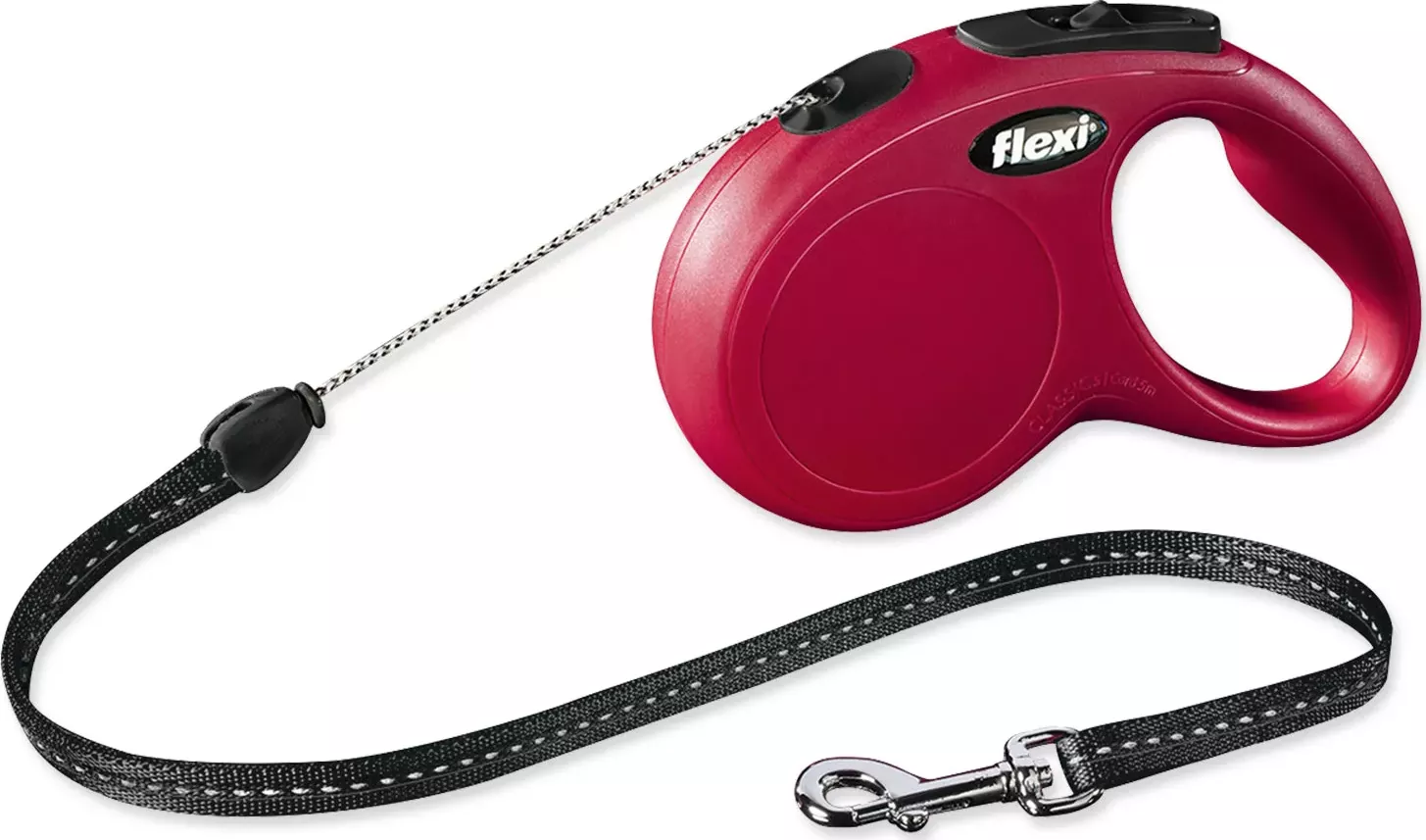 Vodítko Flexi Classic New lanko S červené 5m