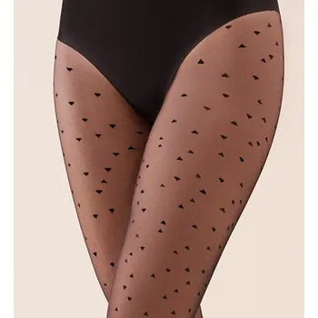 Dámské punčochy Černé silonky s geometrickým vzorem Gabriella 1194 Silvi 20 den Velikost: S, Barva: Černá