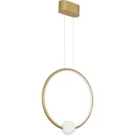 Zlaté závěsné LED světlo Nova Luce Celia 43 cm