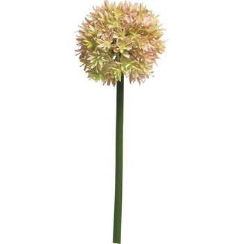 umělá květina Umělé květina, Česnek okrasný - Allium Natasja růžová V60 cm