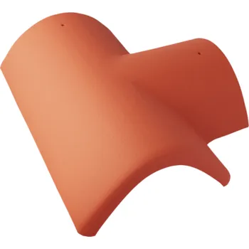 Střecha Betonpres Hřebenáč rozdělovací T 205 pravý OPTIMAL cihlová