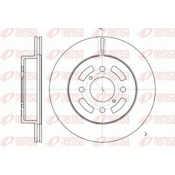 Brzdový kotouč Brzdový kotouč REMSA 6642.10