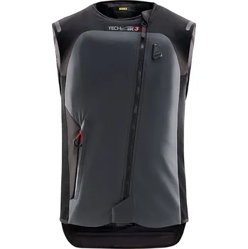 Motocyklový chránič hrudi a pátěře Airbagová vesta TECH-AIR®3 system, ALPINESTARS (černá/tmavě šedá, vel. XS) ALPINESTARS M160-513-XS