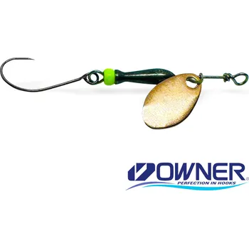 Umělá nástraha Rotační třpytka Jigovky.cz Classic Barbless 2 - PINK GOLD (black/chartreuse body)