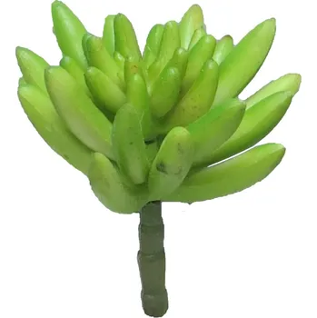 umělá květina umělý sukulent, Sukulent Cowi zelený 11 cm