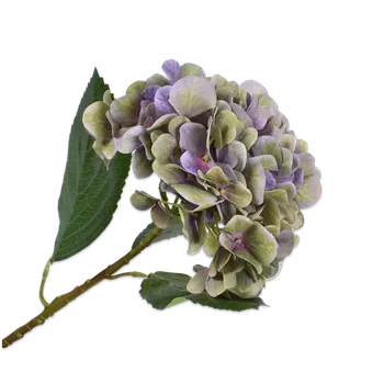 umělá květina Umělé květina, Hortenzie - Hortensia zelená/fialová V56 cm
