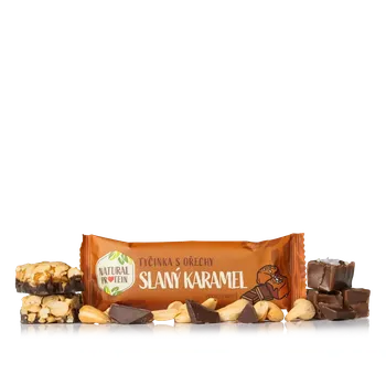 NaturalProtein Ořechová tyčinka - slaný karamel