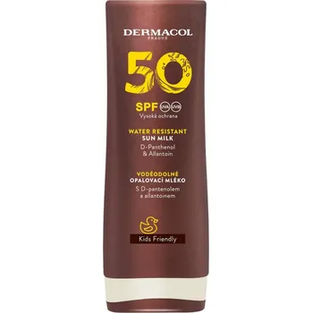 Přípravek na opalování Dermacol Sun opalovací mléko voděodolné SPF50 200 ml