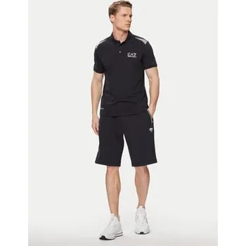 Pánské kraťasy EA7 Emporio Armani Sportovní kraťasy 8NPS08 PJ4EZ 1578 Tmavomodrá Regular Fit XL