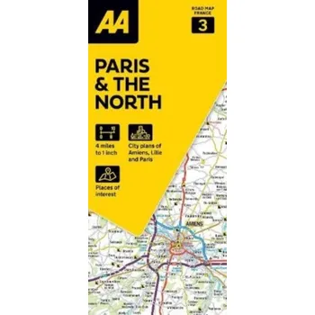 Cestování AA Road Map Paris & The North