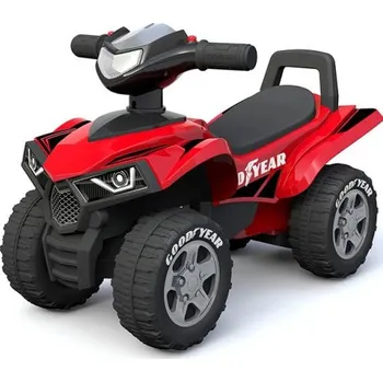 Odrážedlo Mamido Odrážedlo čtyřkolka Goodyear červená