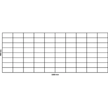 Gabionová síť 1000x400 mm, oko 100x50 mm - Vysoká Kvalita Za Skvělou Cenu
