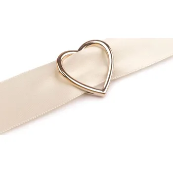 Brož Spona (brož) srdce - zlatá