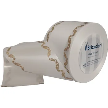 Stuha Smuteční stuha klasik s potiskem 68109 7 cm x 50 m - 01 sněhově bílá