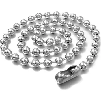 Řetízek Přívěskynakrk.cz Ocelový široký kuličkový řetízek 8MM/50CM