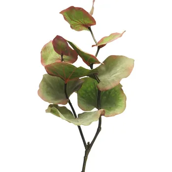 umělá květina umělá větev, Blahovičník - Eukalyptus 'Cinera' (spray) zelený/červený 72 cm