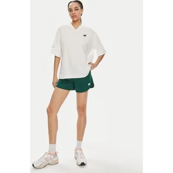 Dámské kraťasy New Balance Sportovní kraťasy WS41510 Zelená Regular Fit S