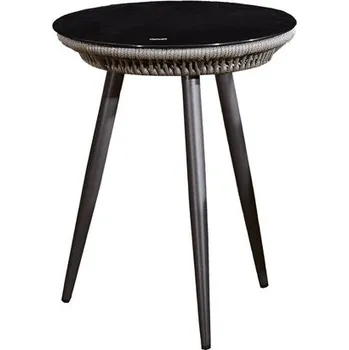 Zahradní stůl Zahradní stolek BREVE 51 cm černo-šedý