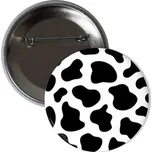 Odznáček s potiskem Placka vzor kráva