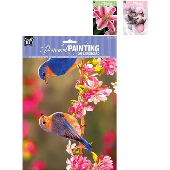 Diamantové malování Diamantové malování mozaika A4 příroda Diamond Painting 3 druhy