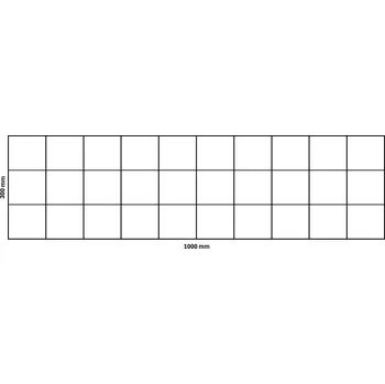 Gabionová síť 1000x300 mm, oko 100x100 mm - Vysoká Kvalita Za Skvělou Cenu