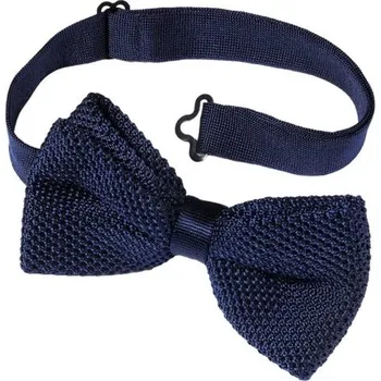 Motýlek Charles Tyrwhitt Silk Knitted Bowtie — Navy