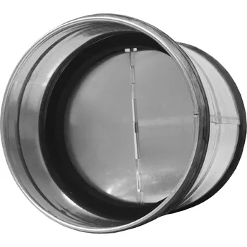 Příslušenství pro vzduchotechniku Zpětné klapky s pérkem Průměr [mm]: Ø 100, Využití: Do potrubí z pozinku