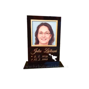 Smuteční dekorace Fotostojánek 15 x 10 cm 9340