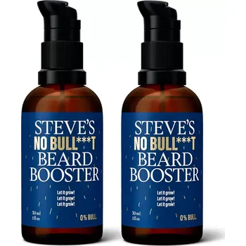 Péče o vousy Steves Beard Booster Set 2x30 ml - Elixír pro podporu růstu vousů (2 měsíční kůra)