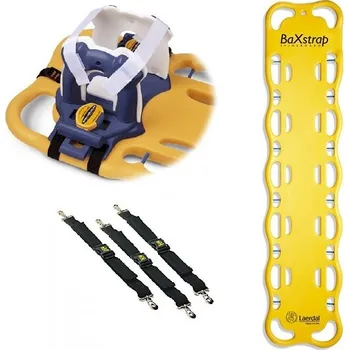 BaxStrap Set 1 - s imobilizérem hlavy Speedblocks a fixačními pásy YELLOW
