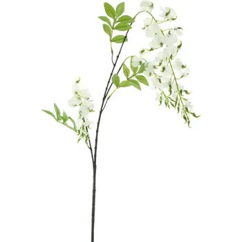 umělá květina umělá květina, Vistárie - Wisteria bílá V92 cm (N968900)