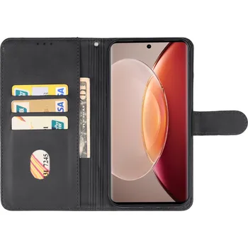 Pouzdro na mobilní telefon TVC WalletCase pro Vivo x90 Pro Barva: Černá
