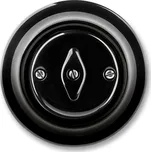 Decento Přepínač střídavý, otočný *3560K-C06345 N černá (porcelán) ABB