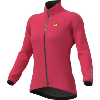 Cyklistické oblečení ALÉ Cyklistická zateplená bunda - RACING KLIMATIK GUSCIO - růžová XS