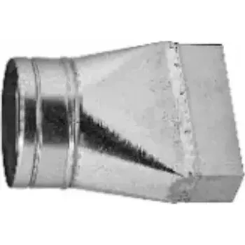 Karl - Redukce - kanál / ohebné potrubí 200 x 90 mm, prům. 150 mm