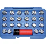 Kunzer 7FSA23 Hlavice na bezpečnostní šrouby kol VAG, sada 23 ks